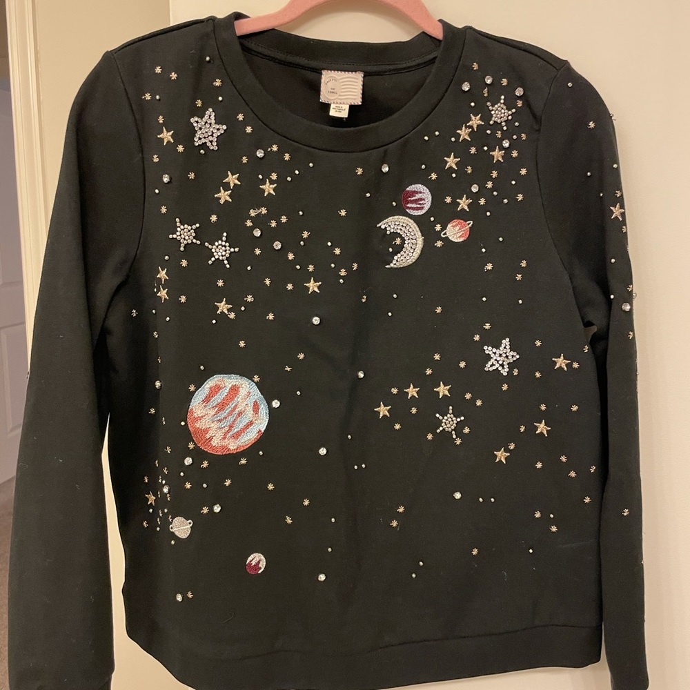 Anthropologie Space Sweatshirt